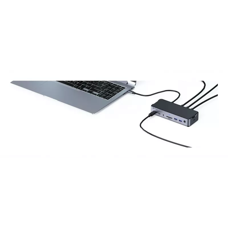 eSTUFF GLB232006 estação de acoplamento USB-C tripla