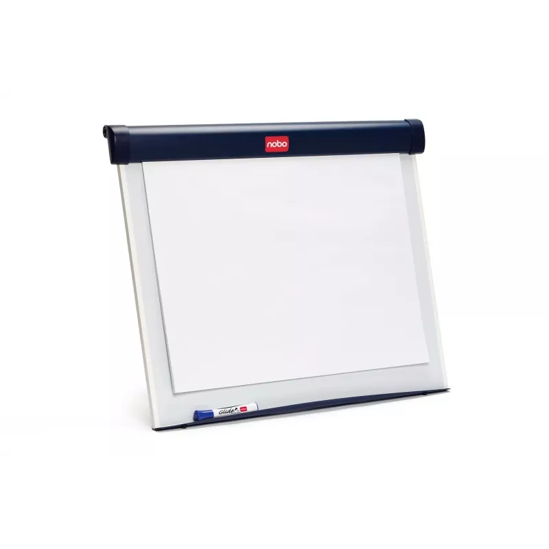 Cavalete para flipchart Nobo Barracuda Desktop, aço, azul, branco, China, 6,93 kg, 750 mm, 655 mm