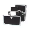Flightcase Roadinger 30110003 contraplacado preto prateado 11 kg