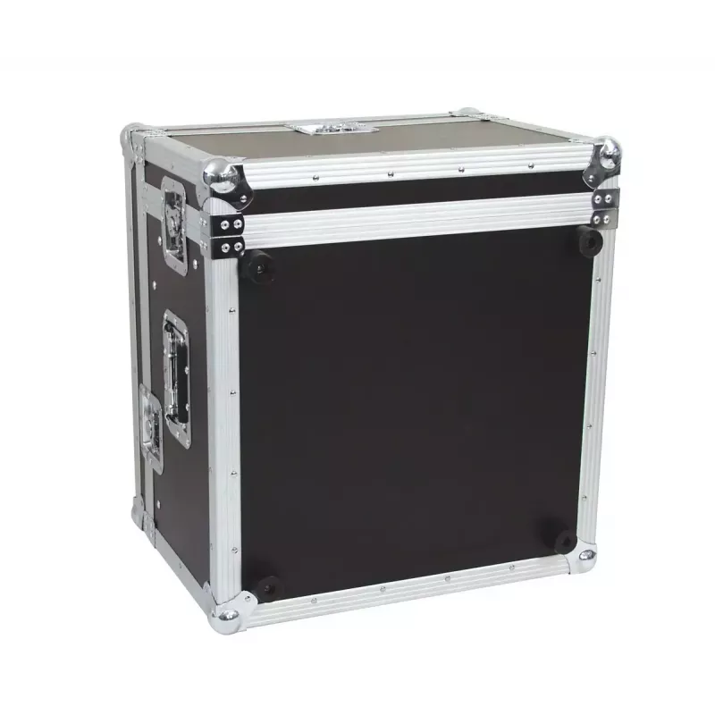 Flightcase Roadinger 30110003 contraplacado preto prateado 11 kg