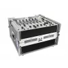 Flightcase Roadinger 30110003 contraplacado preto prateado 11 kg