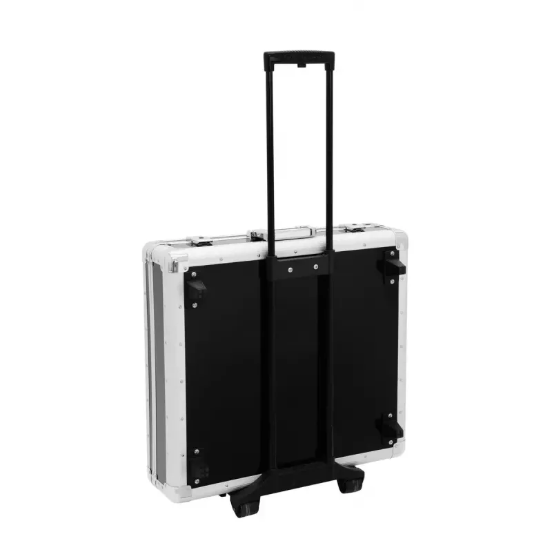 Mala com trolley Roadinger 30122092 contraplacado preto prateado 6,4 kg