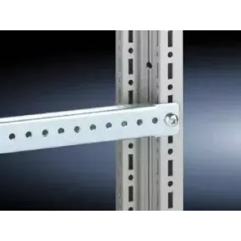 Calha de montagem Rittal 4596.000, aço, prateado, profundidade 490 mm, 20 unidades