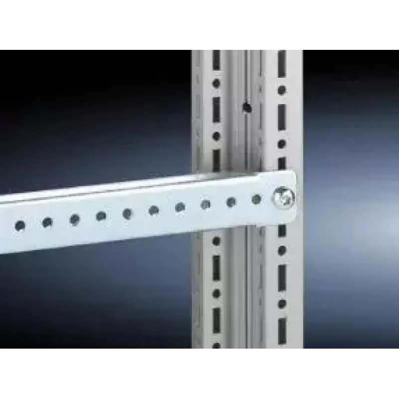 Calha de montagem Rittal 4596.000, aço, prateado, profundidade 490 mm, 20 unidades