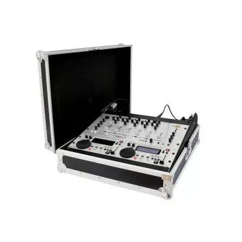 Flightcase Roadinger 30111561 contraplacado preto prateado 9,2 kg