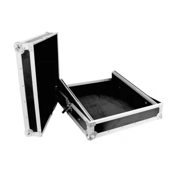 Flightcase Roadinger 30111561 contraplacado preto prateado 9,2 kg