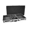 Hardcase Roadinger 30125342 para controlador de DJ contraplacado preto prateado
