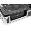 Hardcase Roadinger 30125342 para controlador de DJ contraplacado preto prateado