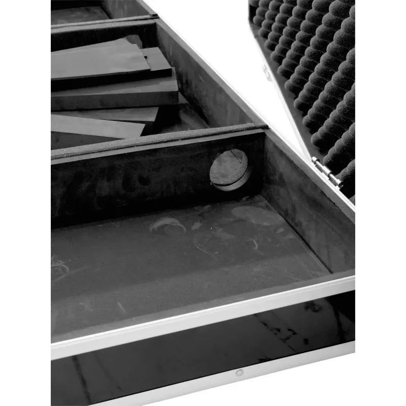 Hardcase Roadinger 30125342 para controlador de DJ contraplacado preto prateado
