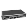 Hardcase Roadinger 30125342 para controlador de DJ contraplacado preto prateado