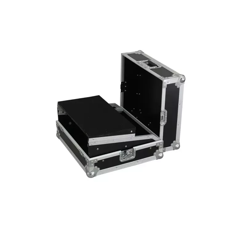 Flightcase Roadinger 30111563 contraplacado preto prateado 10,7 kg