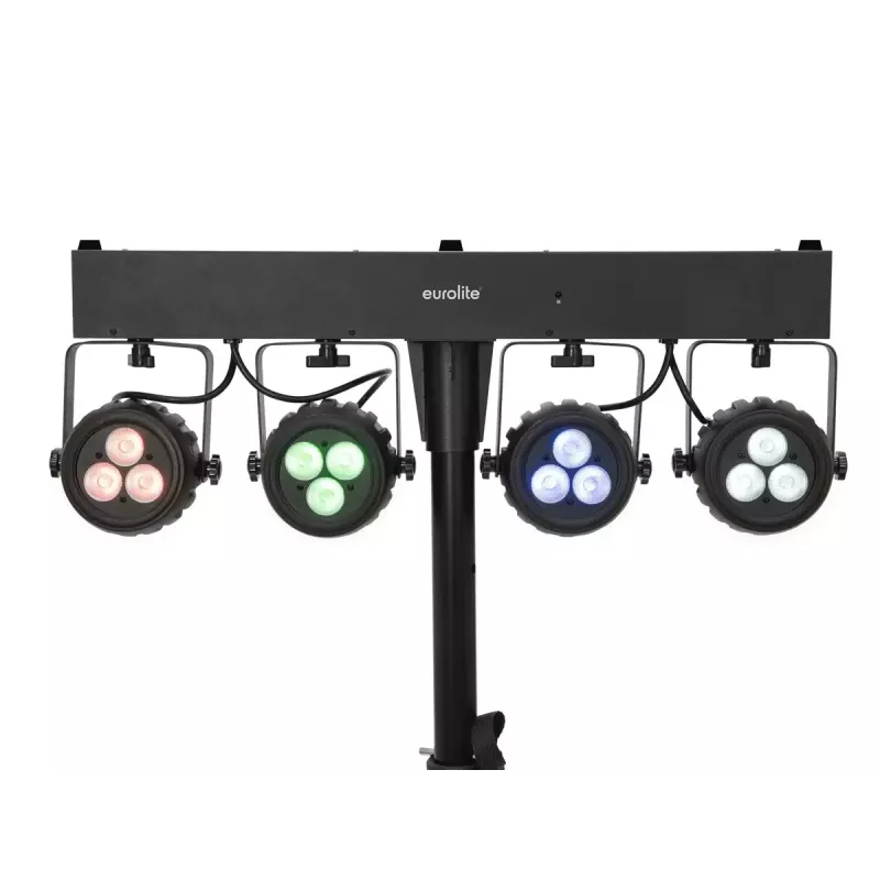 Projetor para calha eletrificada Eurolite 42109606 LED para interiores redondo preto