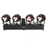 Projetor para calha eletrificada Eurolite 42109606 LED para interiores redondo preto