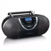 Leitor de CD pessoal Lenco SCD-600 preto prateado DAB+ FM PLL