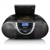Leitor de CD pessoal Lenco SCD-600 preto prateado DAB+ FM PLL