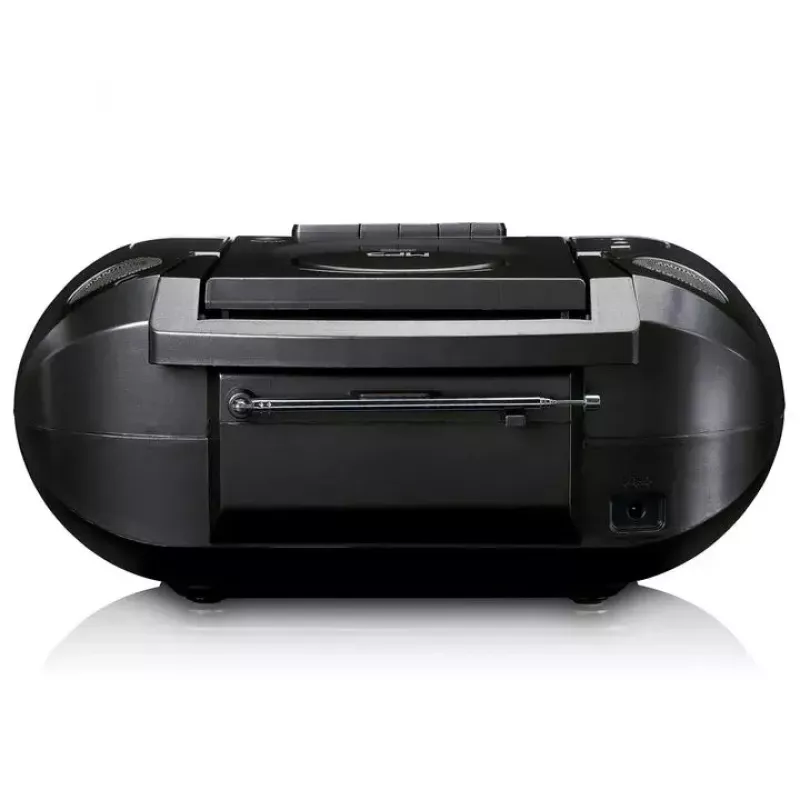 Leitor de CD pessoal Lenco SCD-600 preto prateado DAB+ FM PLL