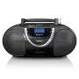 Leitor de CD pessoal Lenco SCD-600 preto prateado DAB+ FM PLL