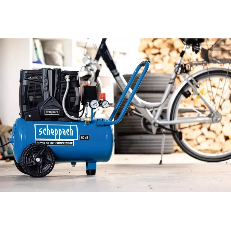 Compressor de ar Scheppach HC25Si 1100 W 230 l/min 8 bar 24 L