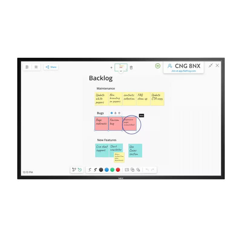 NEC MultiSync M861 IGB ecrã plano de sinalização digital 2,18 m (86 polegadas) LCD 500 cd/m² 4K Ultra HD preto ecrã tátil 24/7