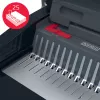 GBC CombBind® CB25 Encadernadora manual, encadernadora de pente, manual, 390 folhas, Preto, Vermelho