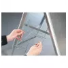 FRANKEN Standard suporte para cartazes BSA1, DIN A1 594 x 841 mm, estrutura de 4 pernas, interior/exterior