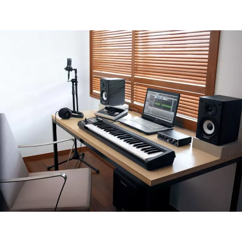Teclado MIDI Roland A-49 49 teclas USB Preto Branco