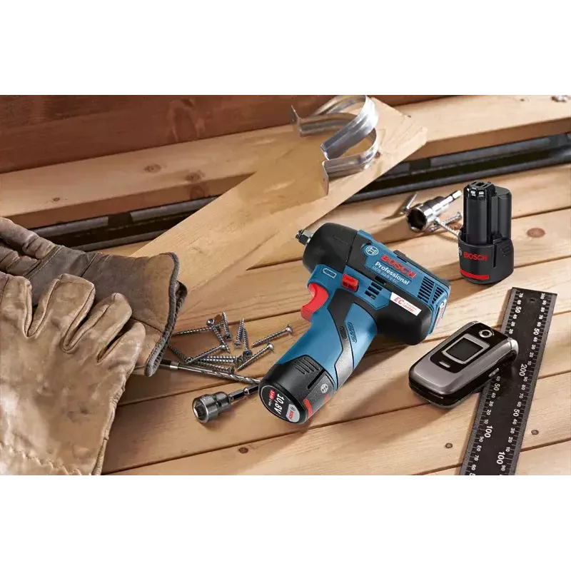 Chave de impacto Bosch GDS 10.8 V-EC Professional 3/8 polegadas 2600 rpm 115 N⋅m