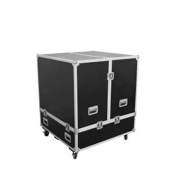 Flightcase Roadinger 31000433 Contraplacado Preto Prateado 69,8 kg