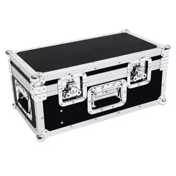 Flightcase Roadinger 30126500 Contraplacado Preto Prateado 8,8 kg
