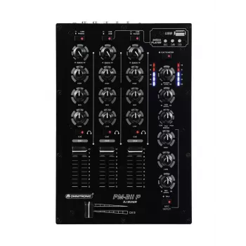 Mesa de mistura de áudio Omnitronic 10006879 3 canais 20 - 20000 Hz Preto