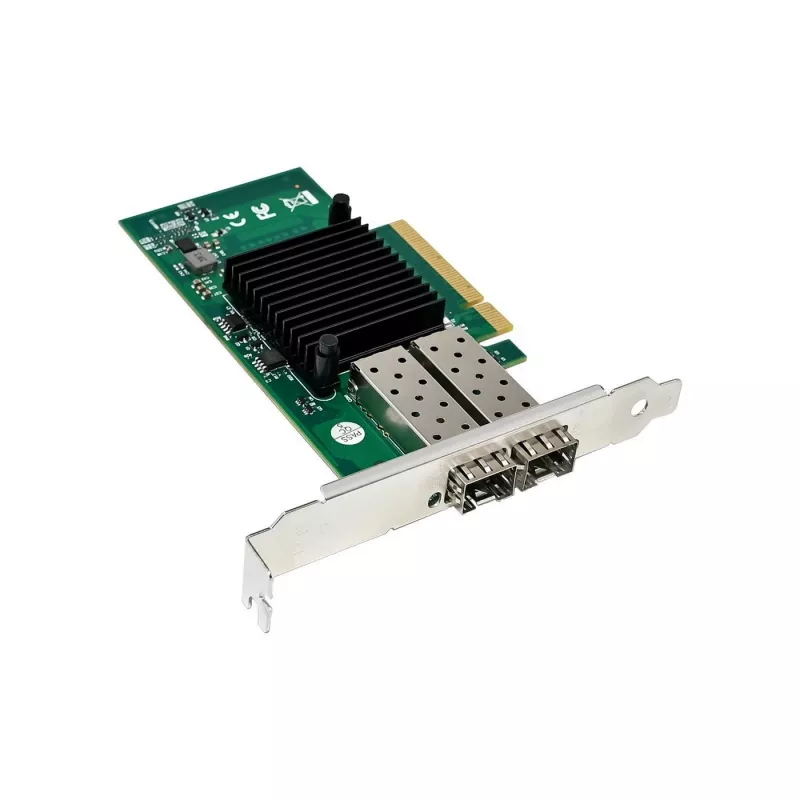 Placa de rede MicroConnect X520-DA2 PCIe x8 SFP+ – adaptador de servidor dual-port 10GbE