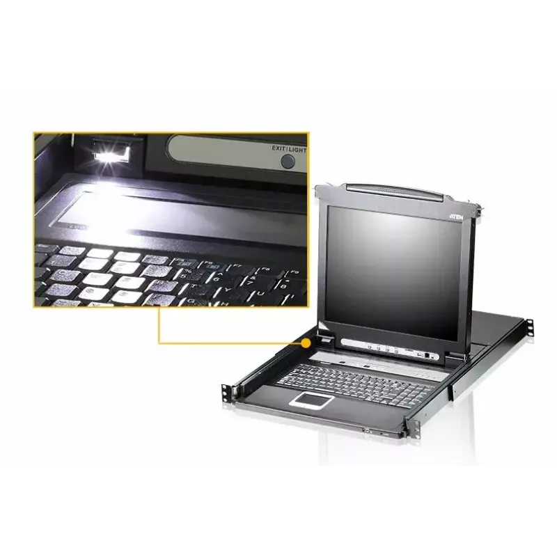 Consola KVM LCD de rack ATEN CL5716M 16 portas