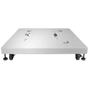 Suporte para impressora HP LaserJet, branco, LaserJet Enterprise M604n, M604dn, M605n, M605dn, M605x, M606dn, M606x, 13,6 kg, 663 x 653 x 114 mm