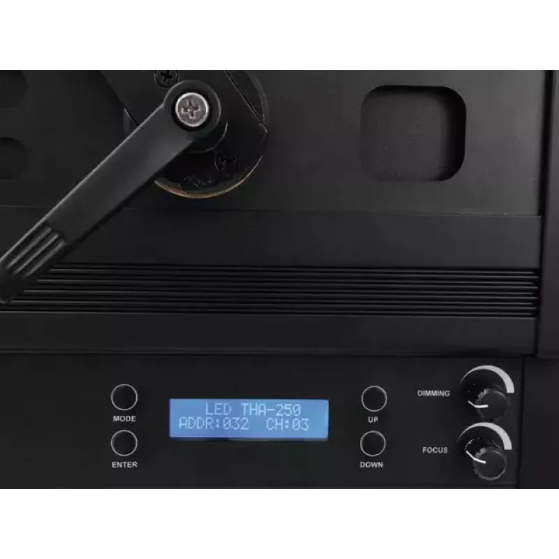 Estroboscópio de discoteca Eurolite THA-250F preto LED 200W DMX