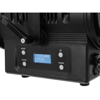 Foco de calha Eurolite 41602080 para interior redondo preto