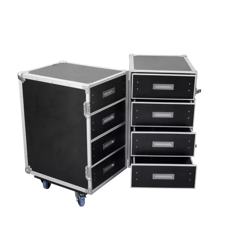 Roadinger 3012643D Roadie Case universal com gaveta dupla DD-2