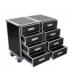 Trolley-case Roadinger 3012643D contraplacado preto largura 1150 mm profundidade 470 mm altura 880 mm