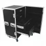 Flightcase Roadinger 30126428 contraplacado preto prateado 59,4 kg