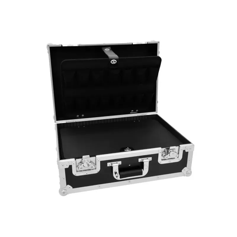 Flightcase Roadinger 3012622A contraplacado preto prateado 7,72 kg