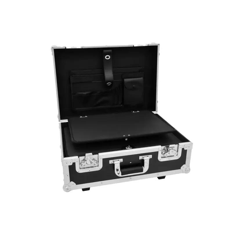 Flightcase Roadinger 3012622A contraplacado preto prateado 7,72 kg