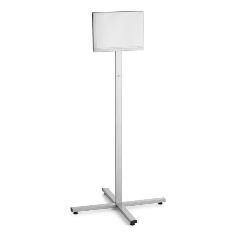 Durable 502057 Info Stand Outdoor expositor de chão A4, antracite / cinzento