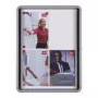 Quadro de informação magnético com porta dobrável e fechadura Nobo Premium Plus 8xA4