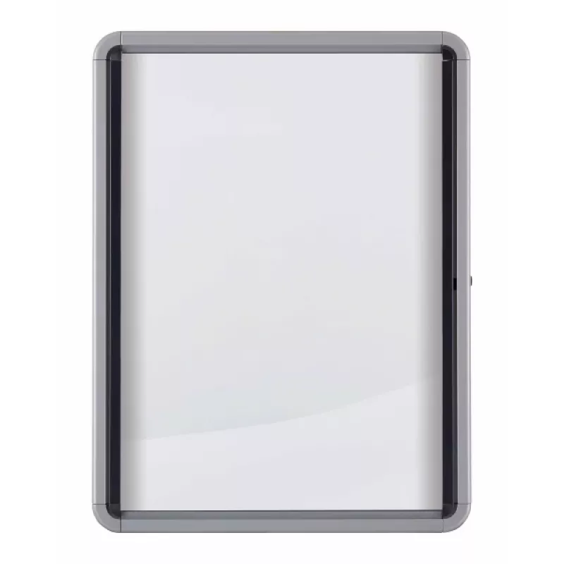 Quadro de informação magnético com porta dobrável e fechadura Nobo Premium Plus 8xA4