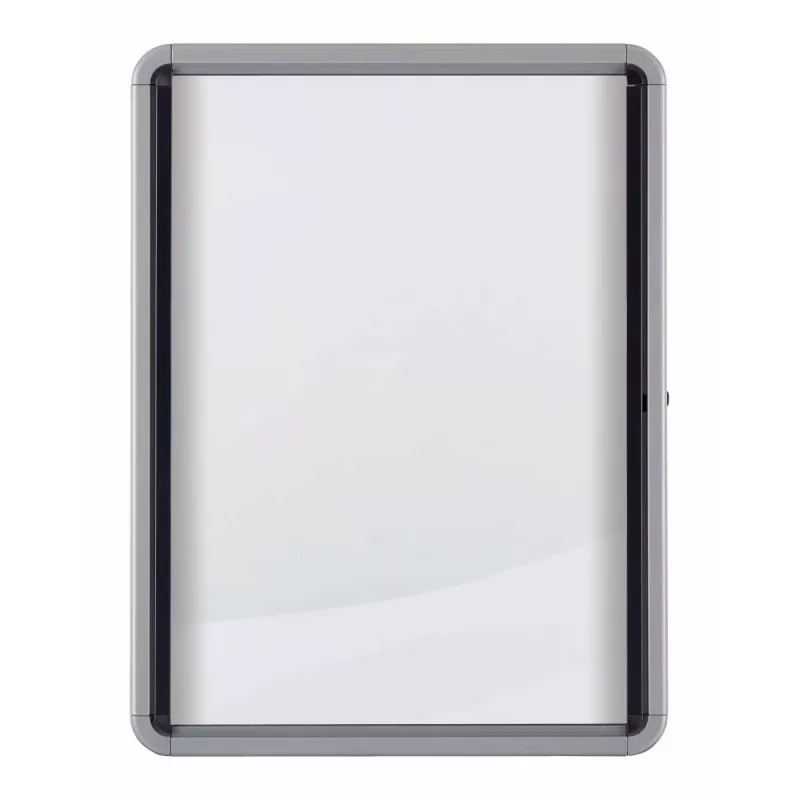 Quadro de informação magnético com porta dobrável e fechadura Nobo Premium Plus 8xA4