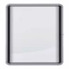 Quadro de informação magnético com porta dobrável e fechadura Nobo Premium Plus 8xA4
