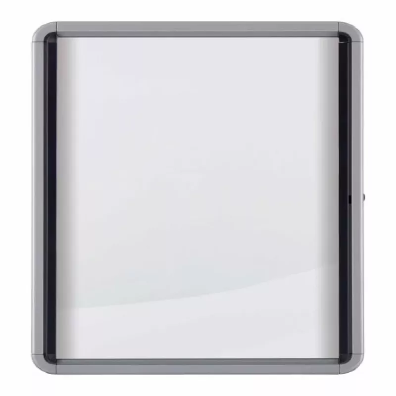 Quadro de informação magnético com porta dobrável e fechadura Nobo Premium Plus 8xA4