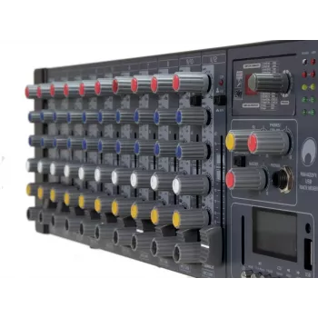 Misturador Omnitronic RM-1422FX 12 canais 20 - 20000 Hz preto