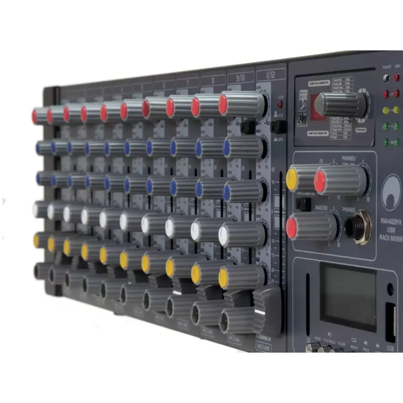 Misturador Omnitronic RM-1422FX 12 canais 20 - 20000 Hz preto