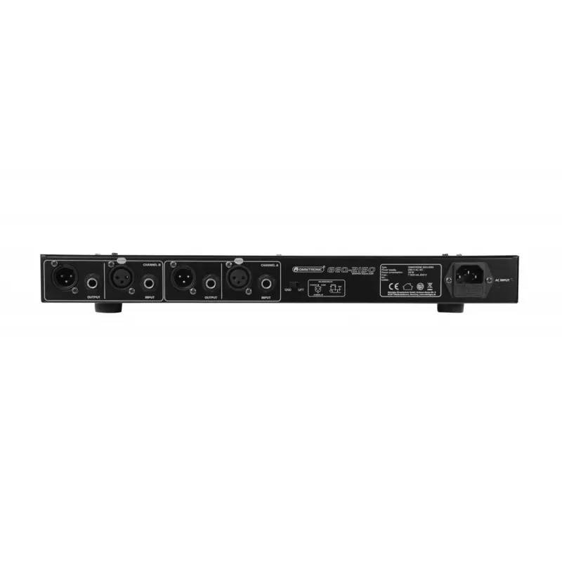 Equalizador paramétrico Omnitronic 10355522