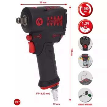 Chave de impacto a bateria KS Tools 515.1270